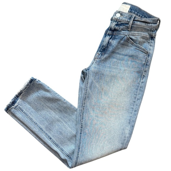 Mother Superior The Dazzler Yoke Front Ankle Jeans Size 26 Light Wash - Picture 3 of 13